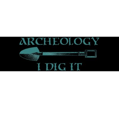 Funny Archeology Gift For Archeologist Excavator Bumper Sticker