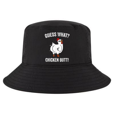Funny Animal Guess What Chicken Butt Cute Chickens Buffs Cool Comfort Performance Bucket Hat