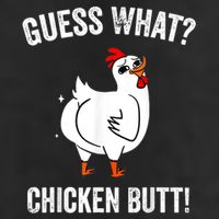 Funny Animal Guess What Chicken Butt Cute Chickens Buffs 7 Panel Mesh Trucker Snapback Hat