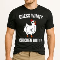 Funny Animal Guess What Chicken Butt Cute Chickens Buffs Performance Shirt