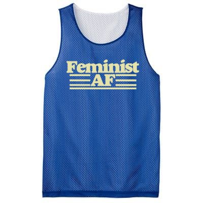 Feminist Af Gift Mesh Reversible Basketball Jersey Tank