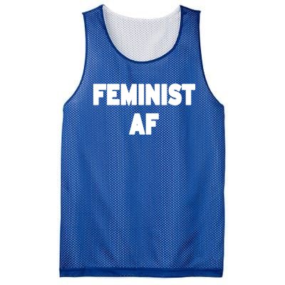 Feminist Af Gift Mesh Reversible Basketball Jersey Tank