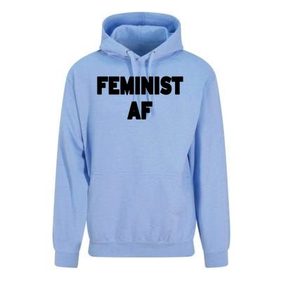 Feminist Af Gift Unisex Surf Hoodie