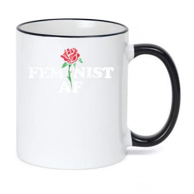 Feminist Af Gift 11oz Black Color Changing Mug