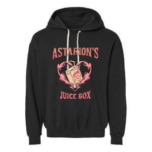 Funny Astarion Game Fan Juice Box Garment-Dyed Fleece Hoodie