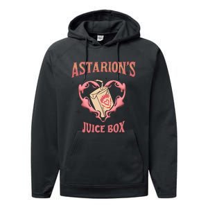 Funny Astarion Game Fan Juice Box Performance Fleece Hoodie