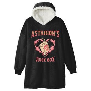 Funny Astarion Game Fan Juice Box Hooded Wearable Blanket