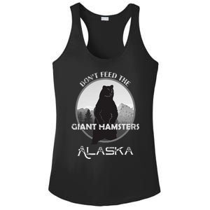 Funny Alaska Grizzly Bear Gift Kodiak Grizzlies Souvenir Ladies PosiCharge Competitor Racerback Tank