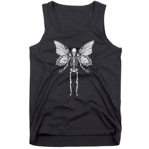 Fairycore Aesthetic Gothic Butterfly Skeleton Fairy Grunge Tank Top