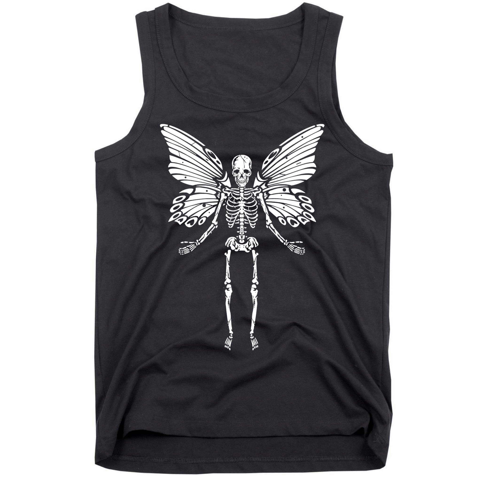 Fairycore Aesthetic Gothic Butterfly Skeleton Fairy Grunge Tank Top