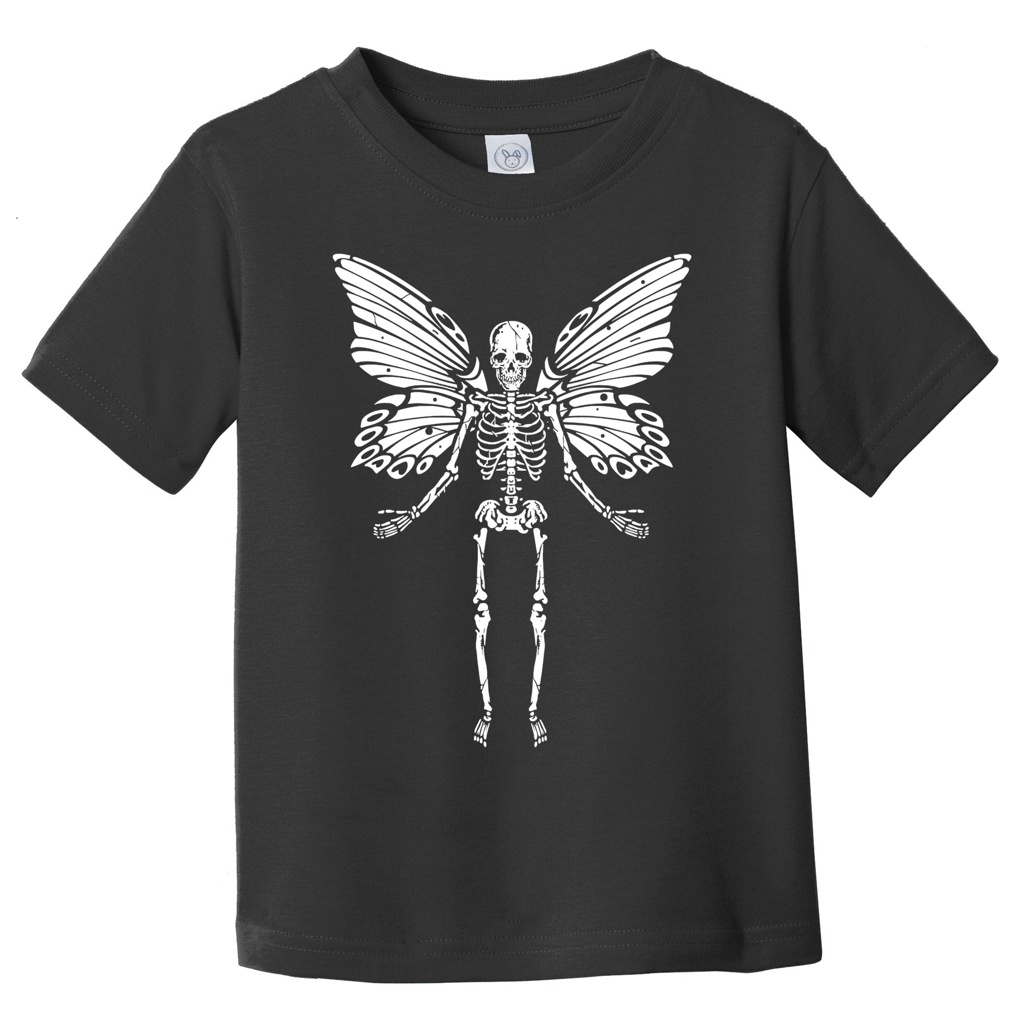 Fairycore Aesthetic Gothic Butterfly Skeleton Fairy Grunge Toddler T-Shirt