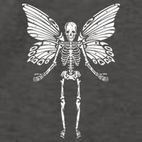 Fairycore Aesthetic Gothic Butterfly Skeleton Fairy Grunge Vector Backpack