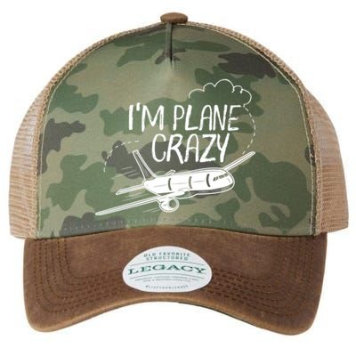 Funny Airplane Gift For Plane Lovers Plane Crazy Cute Gift Legacy Tie Dye Trucker Hat