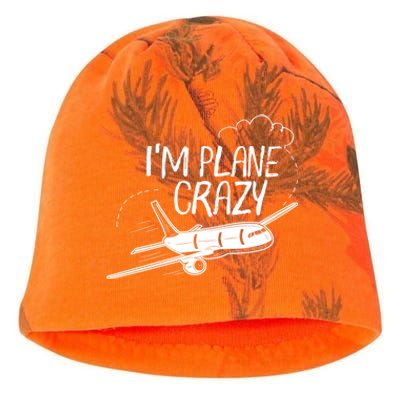 Funny Airplane Gift For Plane Lovers Plane Crazy Cute Gift Kati - Camo Knit Beanie