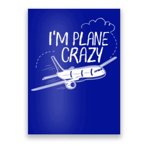 Funny Airplane Gift For Plane Lovers Plane Crazy Cute Gift Poster