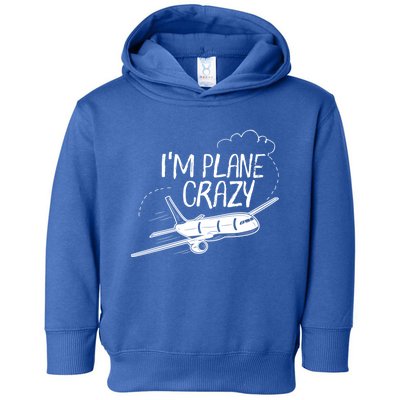 Funny Airplane Gift For Plane Lovers Plane Crazy Cute Gift Toddler Hoodie