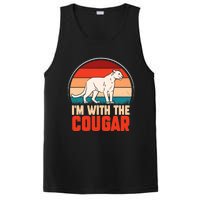 Funny animal graphic I'm with the cougar PosiCharge Competitor Tank