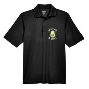 Funny Avocado Gift I Don't Give A Guac Gift Vegan Funny Gift Men's Origin Performance Pique Polo