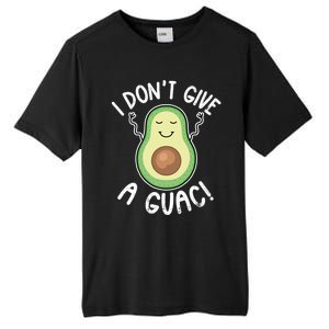 Funny Avocado Gift I Don't Give A Guac Gift Vegan Funny Gift Tall Fusion ChromaSoft Performance T-Shirt