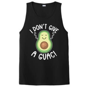 Funny Avocado Gift I Don't Give A Guac Gift Vegan Funny Gift PosiCharge Competitor Tank