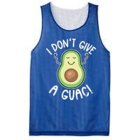 Funny Avocado Gift I Don't Give A Guac Gift Vegan Funny Gift Mesh Reversible Basketball Jersey Tank