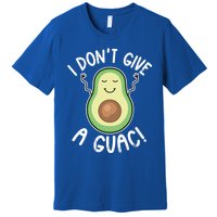 Funny Avocado Gift I Don't Give A Guac Gift Vegan Funny Gift Premium T-Shirt