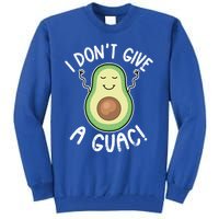 Funny Avocado Gift I Don't Give A Guac Gift Vegan Funny Gift Tall Sweatshirt