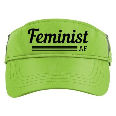 Feminist Af Gift Feminist Equality Movet Gift Adult Drive Performance Visor