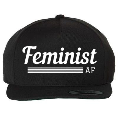 Feminist Af Gift Feminist Equality Movet Gift Wool Snapback Cap