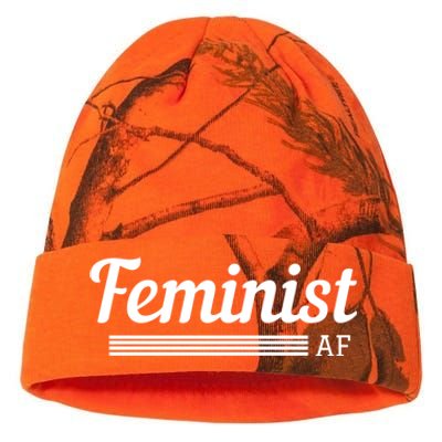 Feminist Af Gift Feminist Equality Movet Gift Kati Licensed 12" Camo Beanie