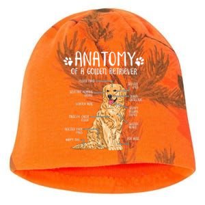 Funny Anatomy Golden Retriever Dog Lover Kati - Camo Knit Beanie