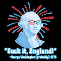 Funny American Gift Suck It England George Washington Impact Tech Backpack