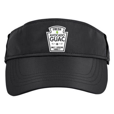 Funny Avocado Guac Group Condiments Halloween Diy Costume Adult Drive Performance Visor