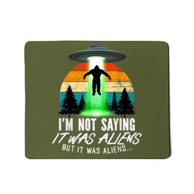  Funny Alien Gift Bigfoot Lover Funny Bigfoot Mousepad