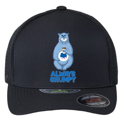 Funny Always Gumpy Bear Flexfit Unipanel Trucker Cap