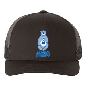 Funny Always Gumpy Bear Yupoong Adult 5-Panel Trucker Hat