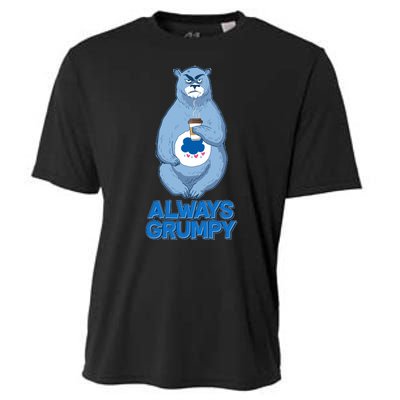 Funny Always Gumpy Bear Cooling Performance Crew T-Shirt