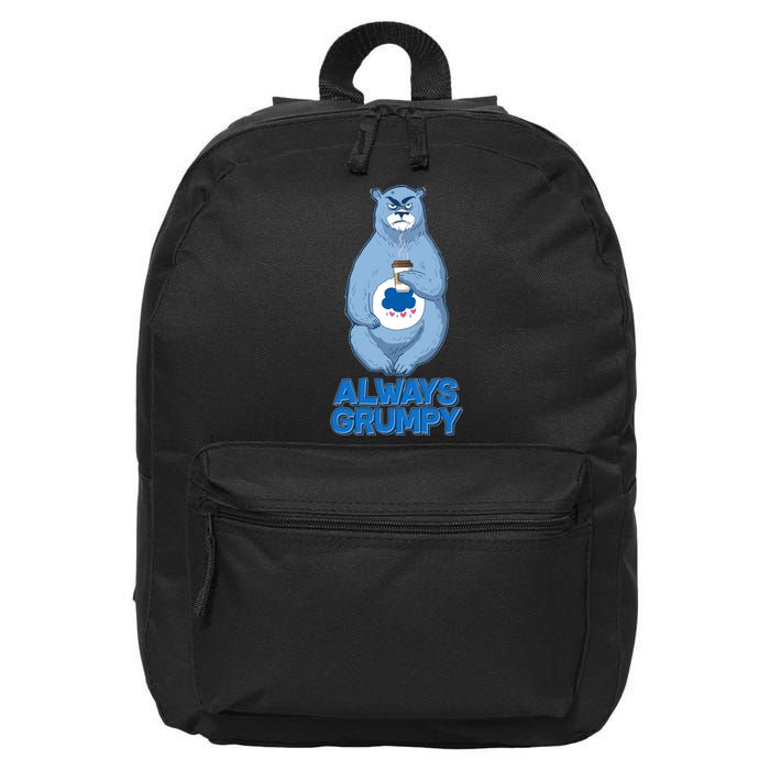 Funny Always Gumpy Bear 16 in Basic Backpack