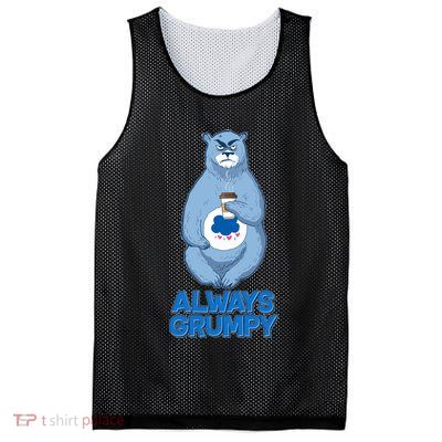 Funny Always Gumpy Bear Mesh Reversible Basketball Jersey Tank