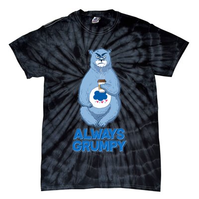 Funny Always Gumpy Bear Tie-Dye T-Shirt