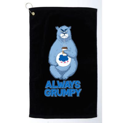 Funny Always Gumpy Bear Golf Towel