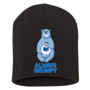 Funny Always Gumpy Bear Short Acrylic Beanie