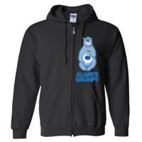 Funny Always Gumpy Bear Full Zip Hoodie