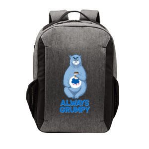 Funny Always Gumpy Bear Vector Backpack