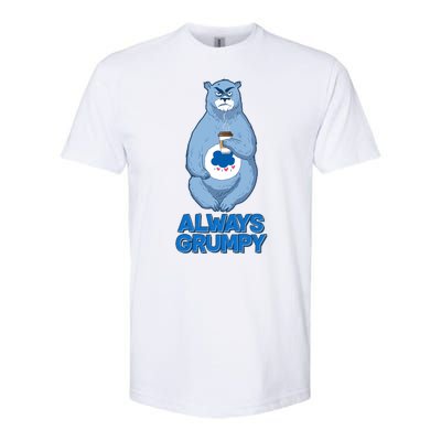 Funny Always Gumpy Bear Softstyle CVC T-Shirt