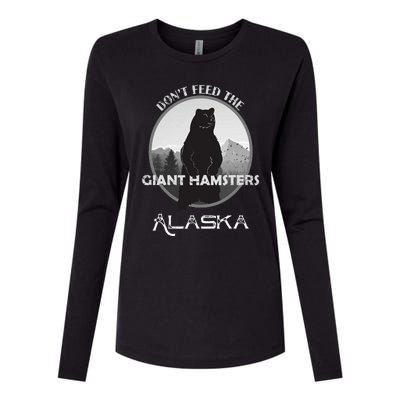 Funny Alaska Grizzly Bear Gift Kodiak Grizzlies Souvenir Womens Cotton Relaxed Long Sleeve T-Shirt