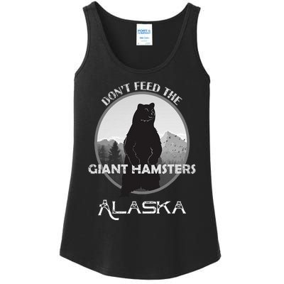 Funny Alaska Grizzly Bear Gift Kodiak Grizzlies Souvenir Ladies Essential Tank