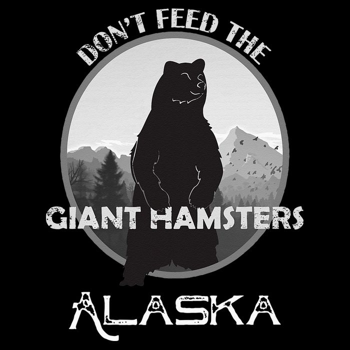 Funny Alaska Grizzly Bear Gift Kodiak Grizzlies Souvenir 16 in Basic Backpack
