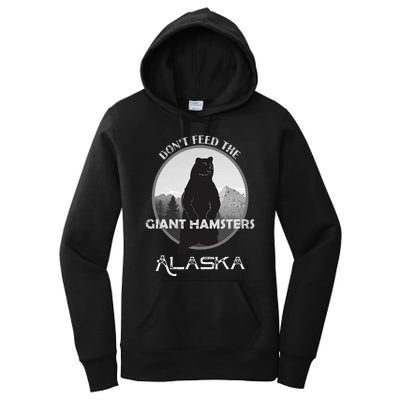 Funny Alaska Grizzly Bear Gift Kodiak Grizzlies Souvenir Women's Pullover Hoodie