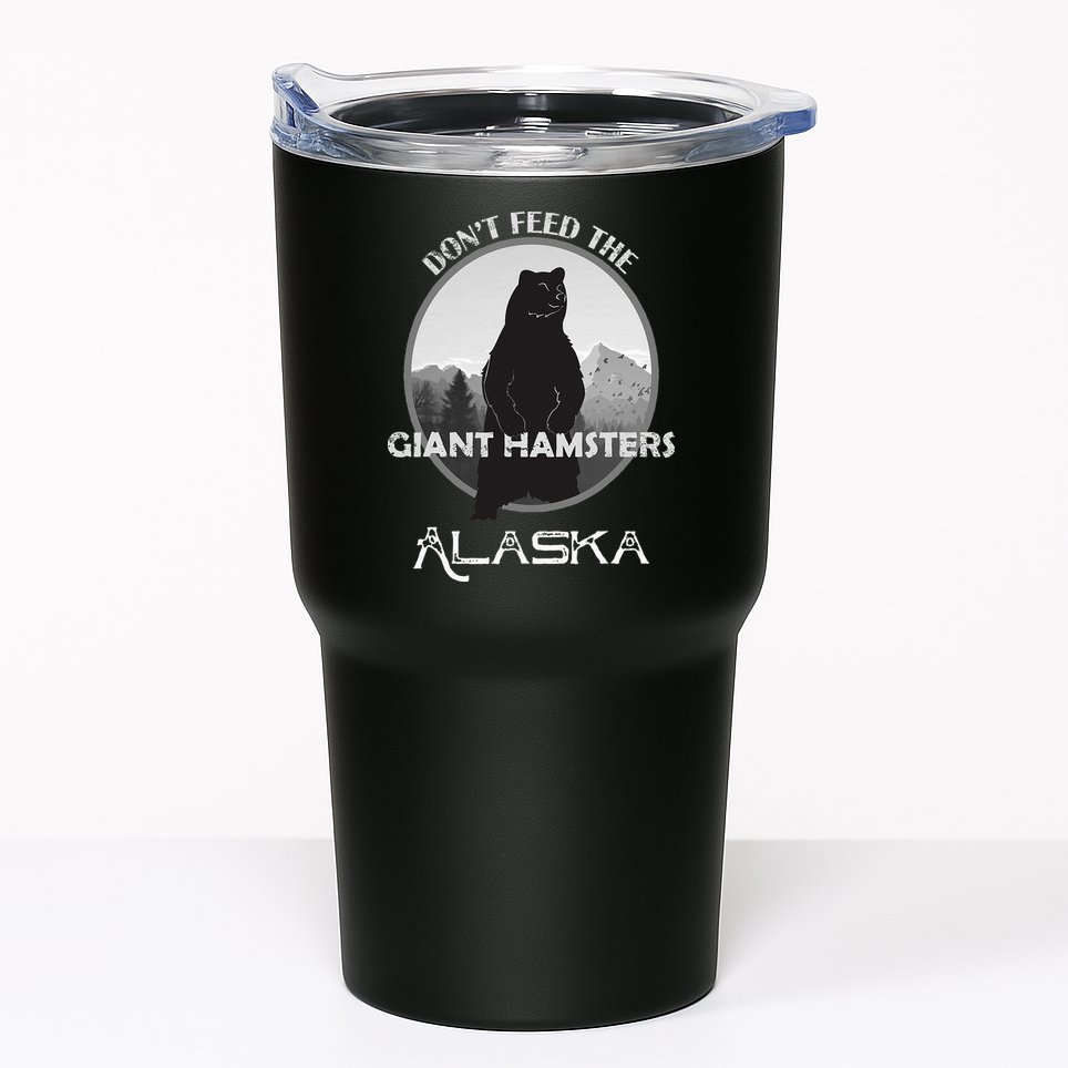 Funny Alaska Grizzly Bear Gift Kodiak Grizzlies Souvenir Tumbler